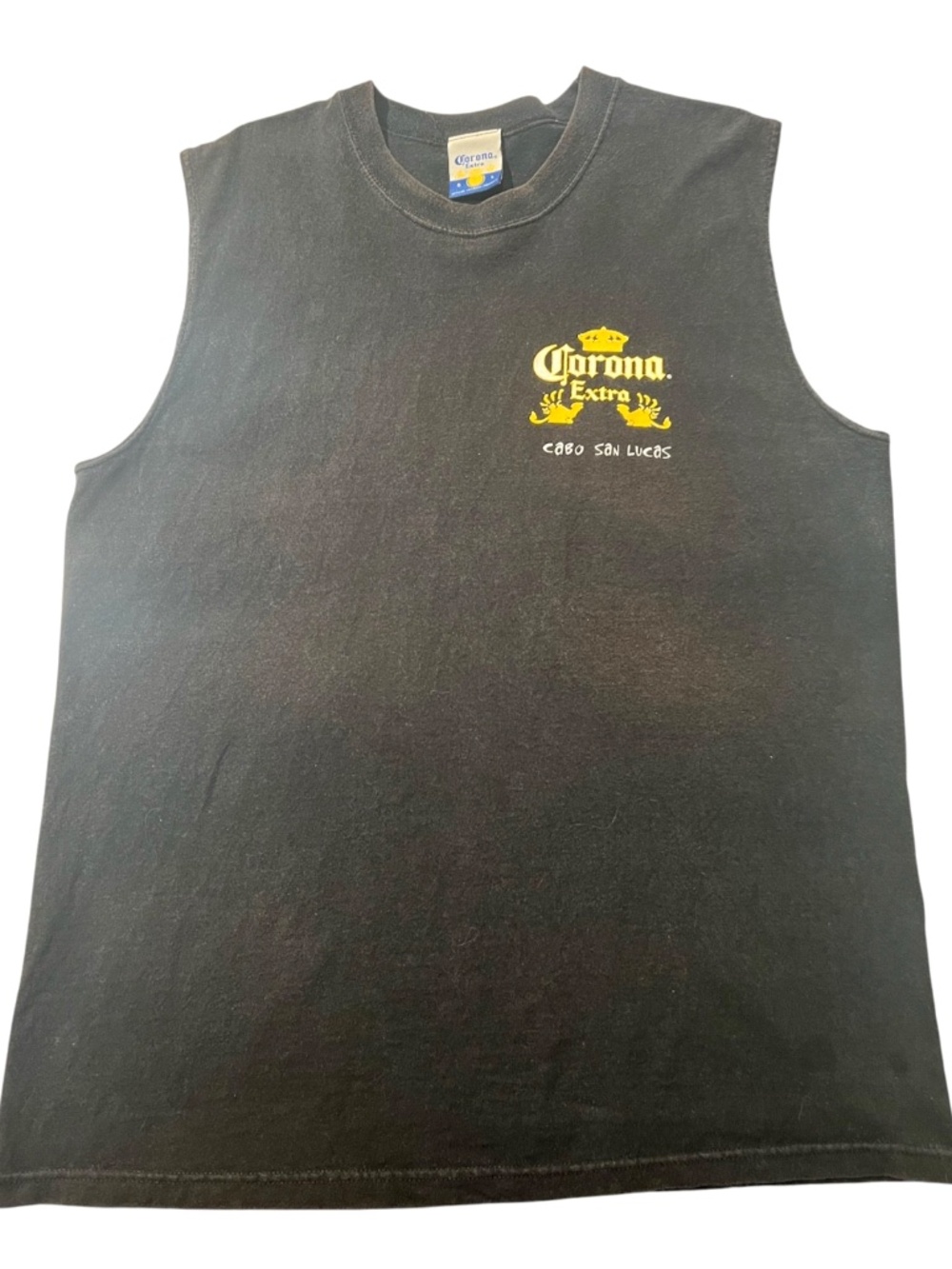 Officially Licensed Corona Extra Beer Cabo San Lucas Logo Summer Tank Top L - Picture 2 of 12